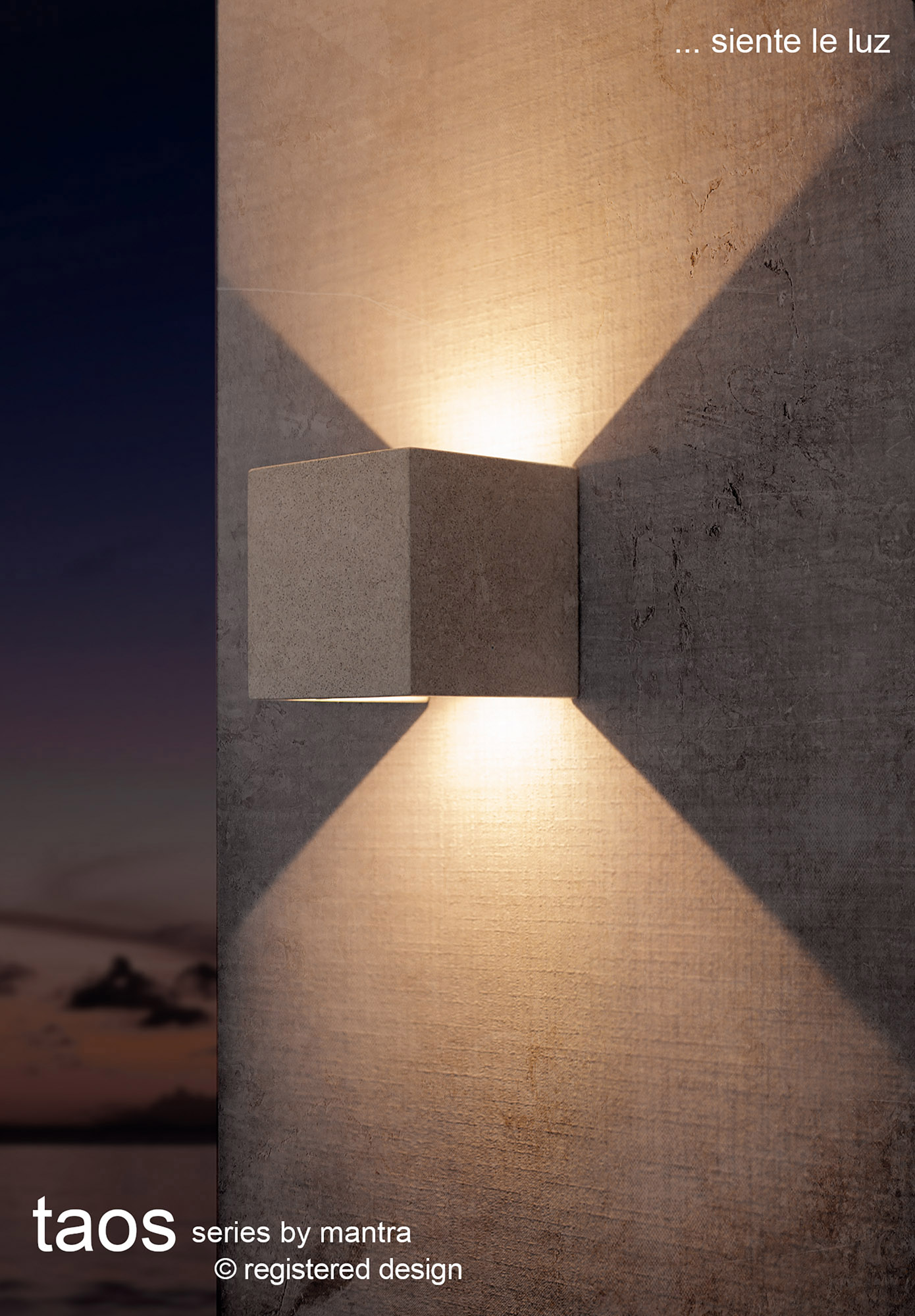 Taos Exterior Lights Mantra Fusion Directional Wall Lights